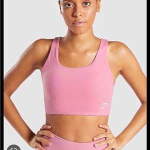 GYMSHARK- DREAMY SPORTS BRA DUSKY PINK Long Line Bra